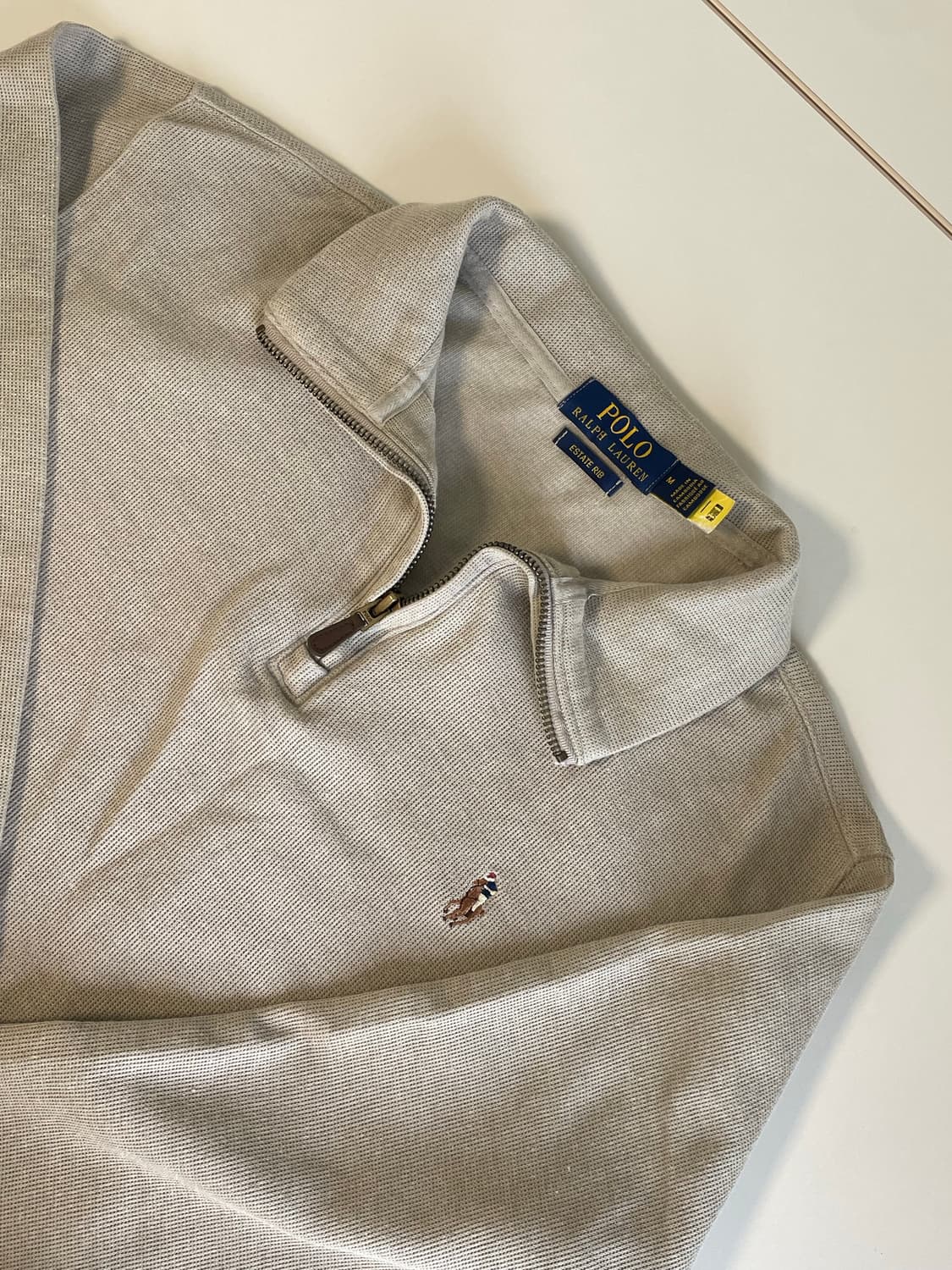 정품 폴로 랄프로렌 에스테이트 리브 반집업 상품이미지1