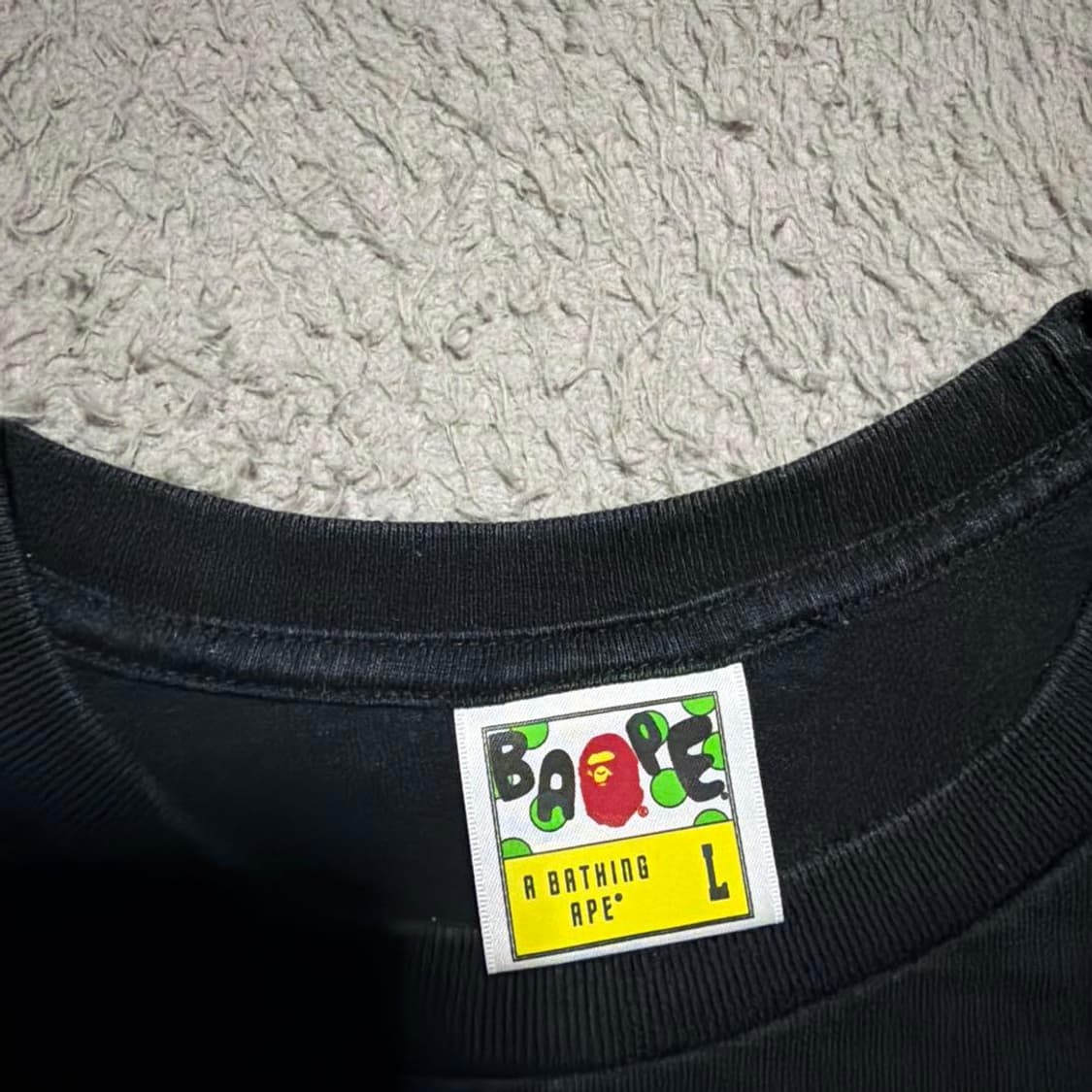 베이프 X 스투시 30주년 기념 에이프 헤드 티셔츠 상품이미지3