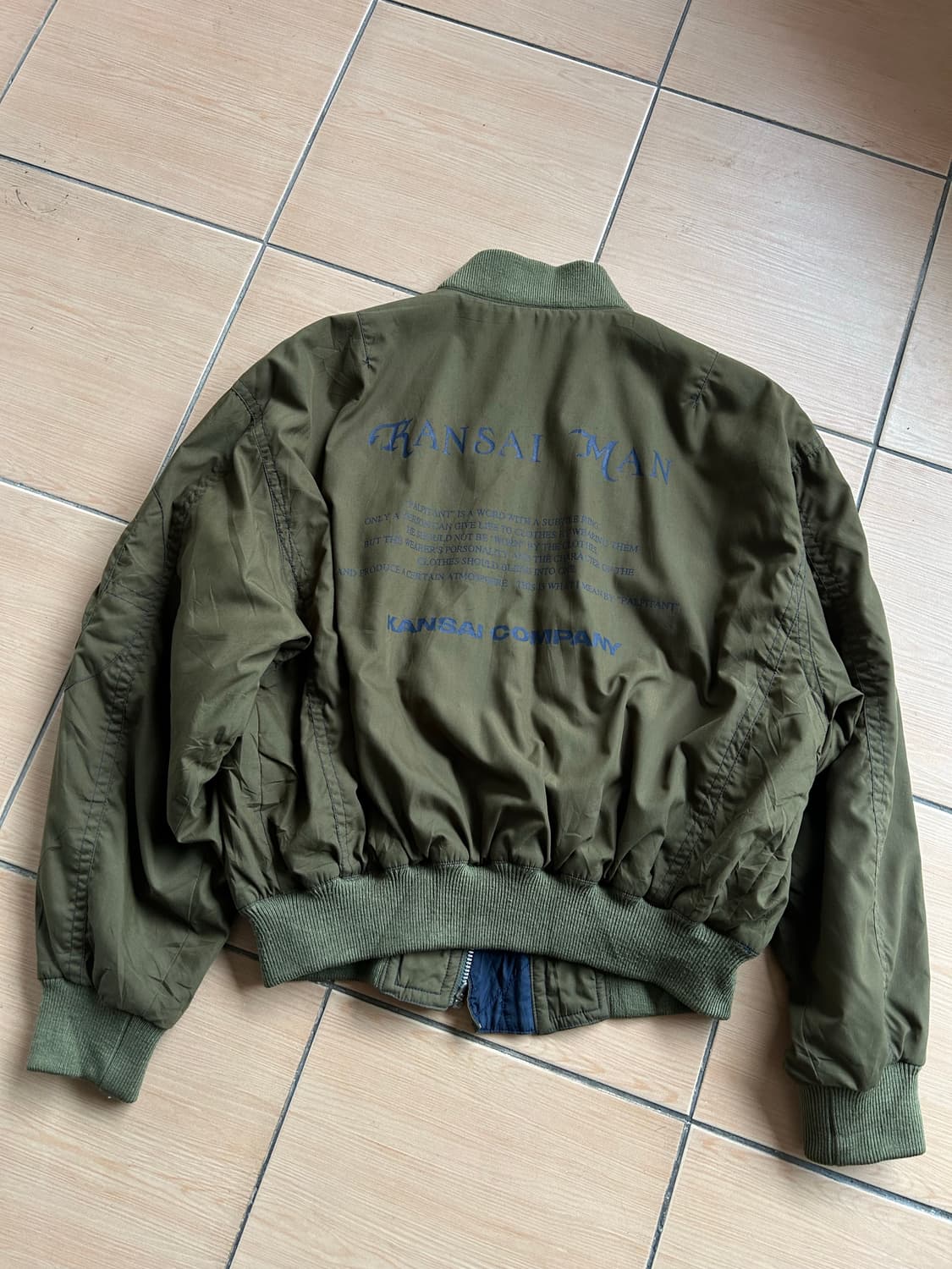 90’s Kansai man 칸사이맨 Ma-1 상품이미지1