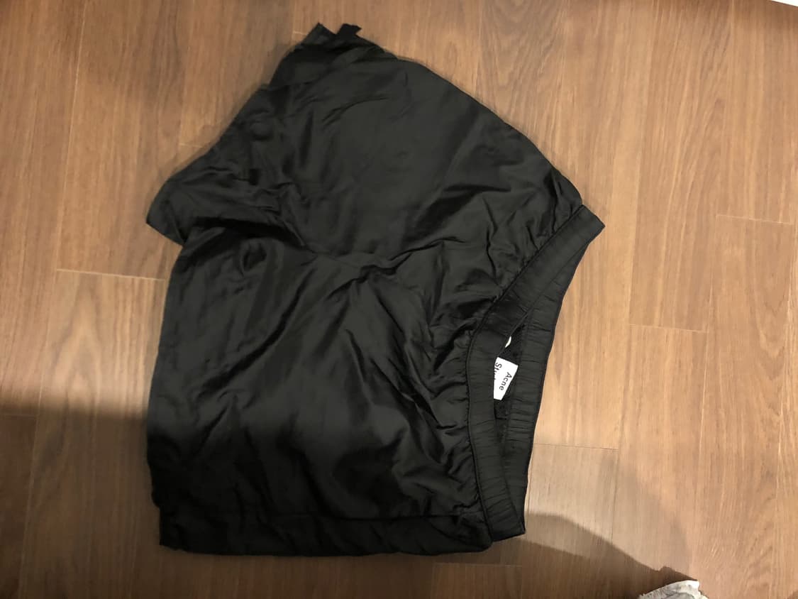 아크네 스튜디오 워터팬츠 블랙 L 상품이미지1