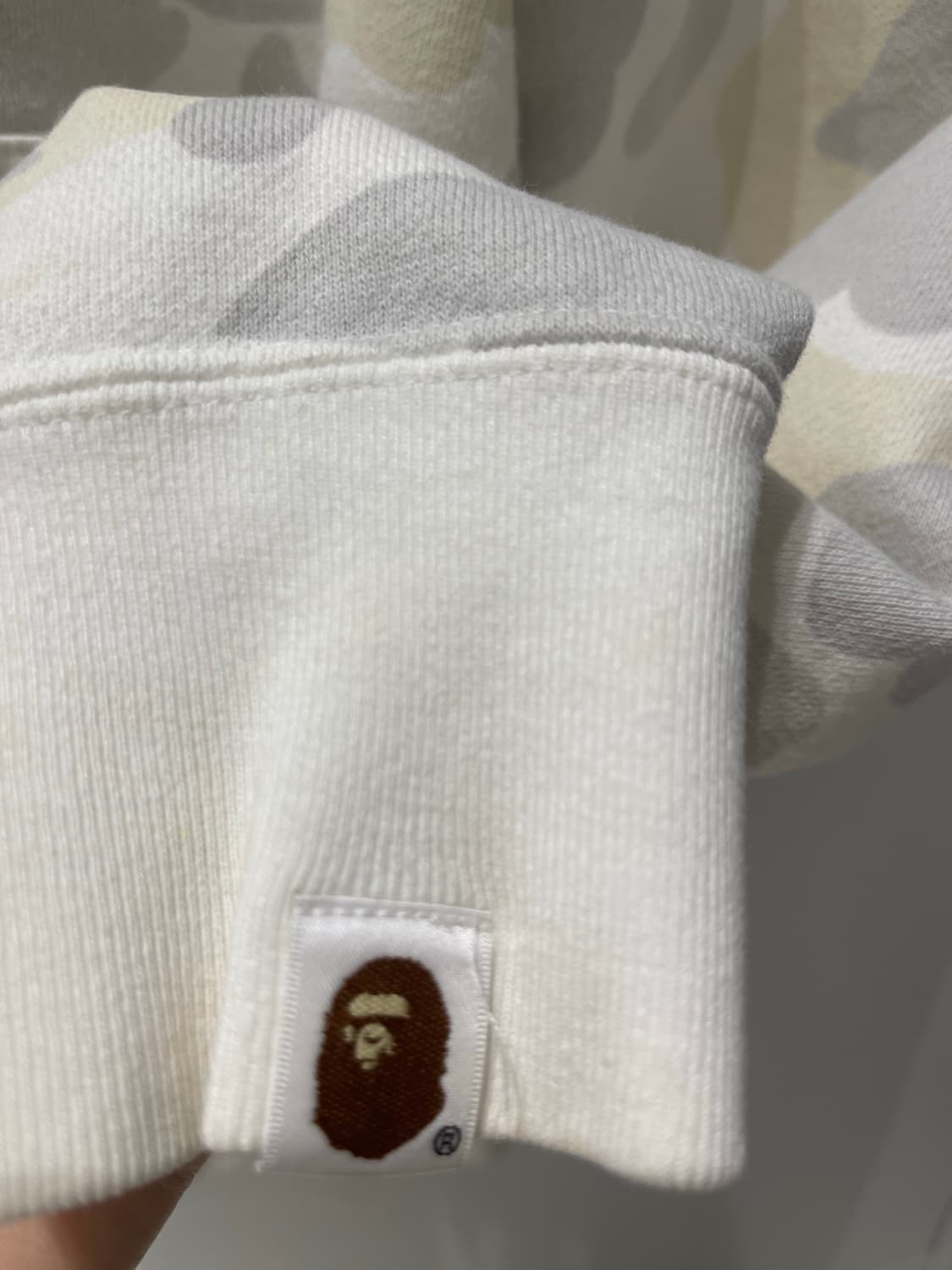 베이프 백계 야광 후드집업 M 상품이미지4