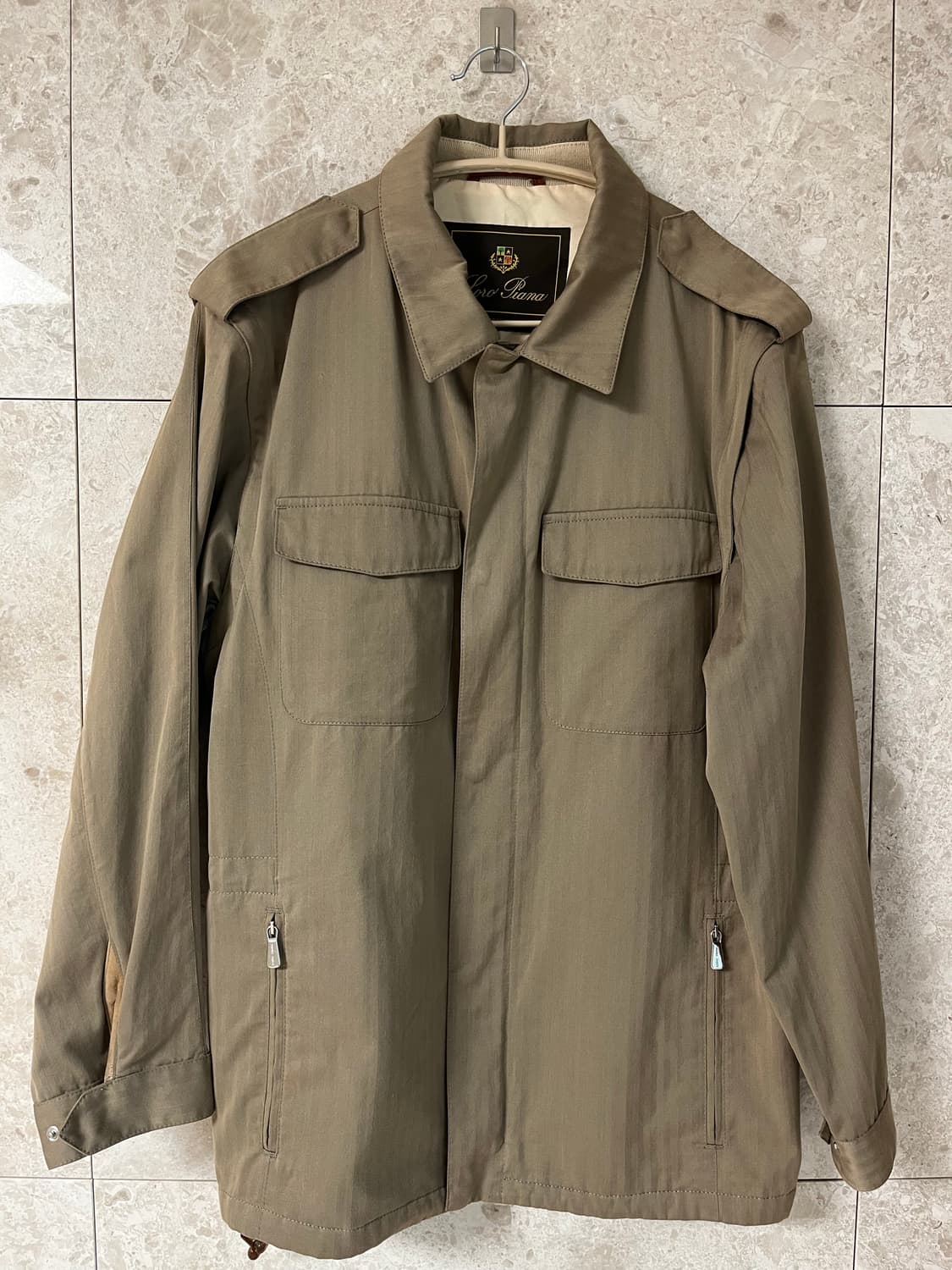 로로피아나 남성 필드 자켓 L 베이지/카키 정품 상품이미지1