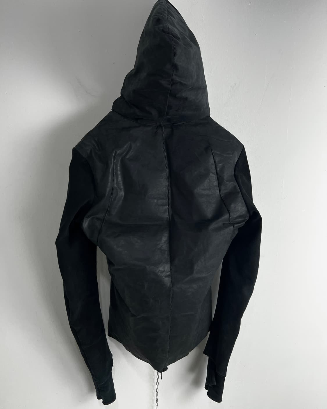 아이작 세럼 (Isaac Sellam) 풀 집업 레더 다운 자켓 상품이미지8