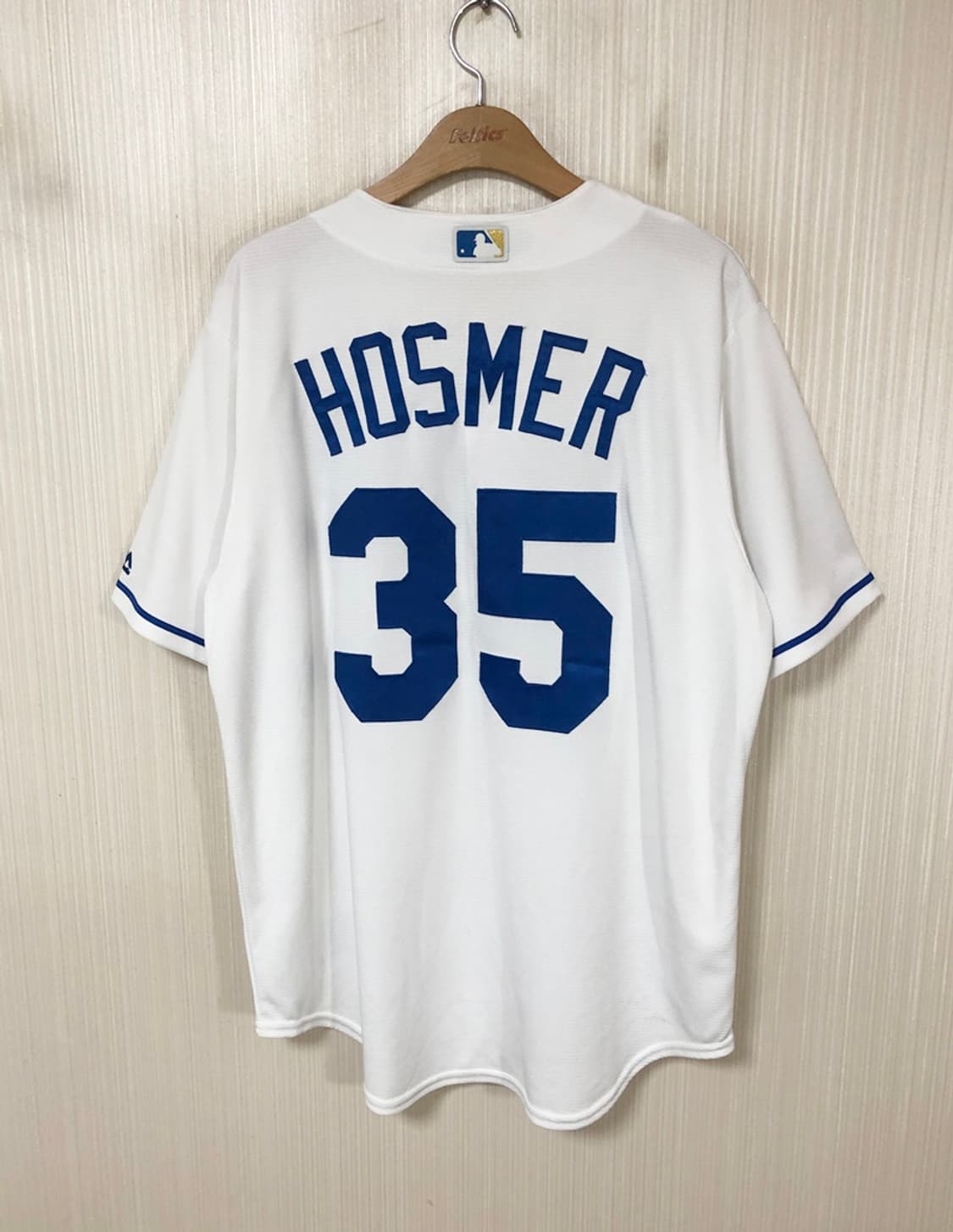 MLB 마제스틱 캔자스시티로얄스 홈유니폼/져지 L #35 에릭호스머 상품이미지8