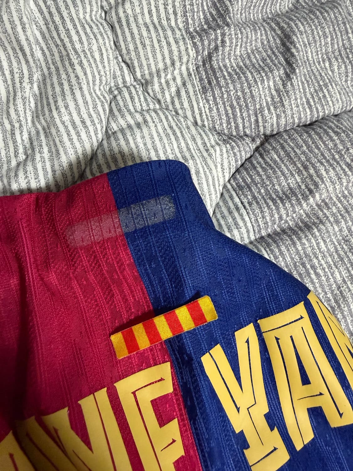 24-25 바르셀로나 홈 어센틱버전 oem 라민야말 챔스 풀마킹 L 상품이미지6