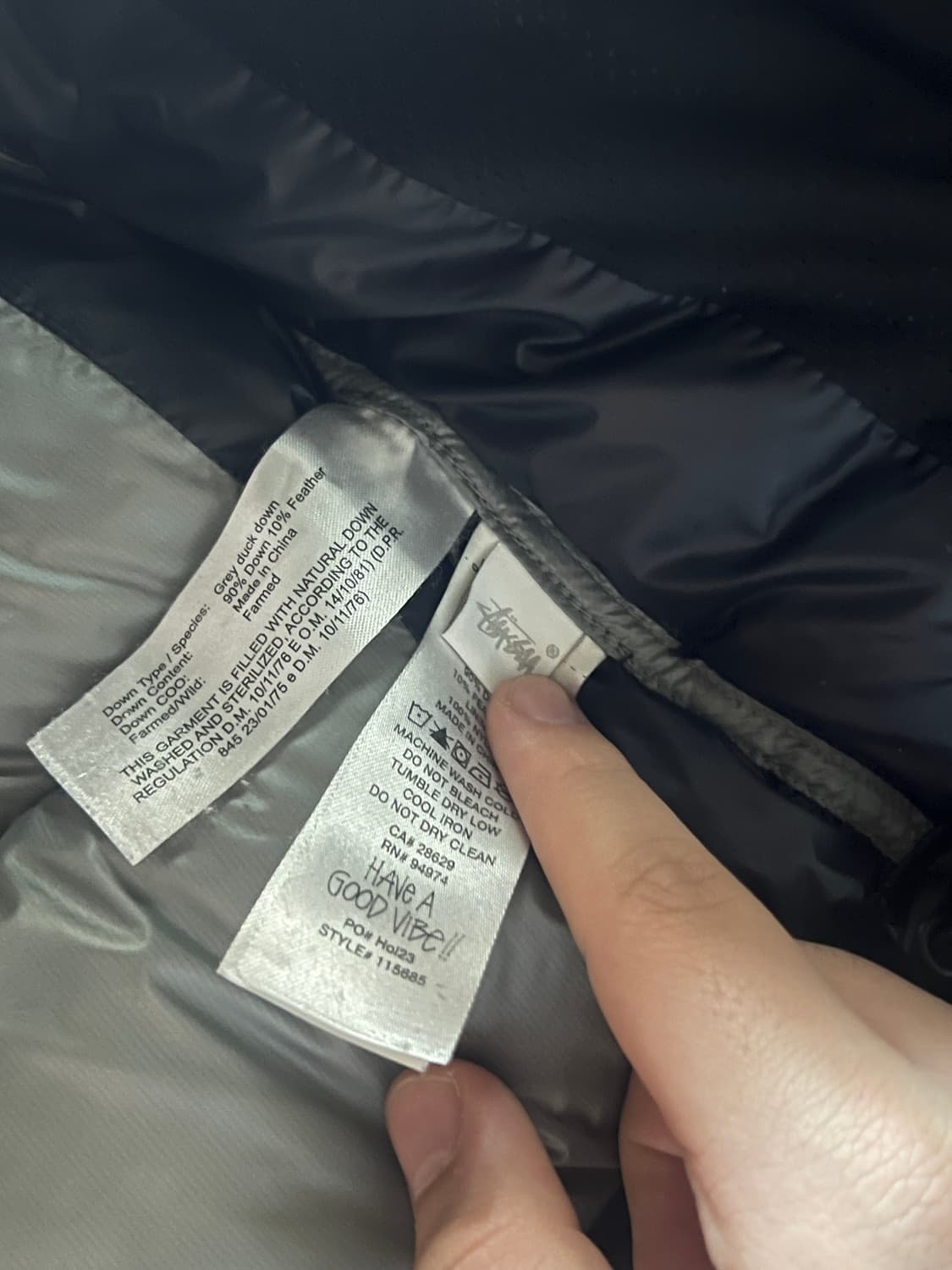 스투시 마이크로 리스탑 패딩 상품이미지2