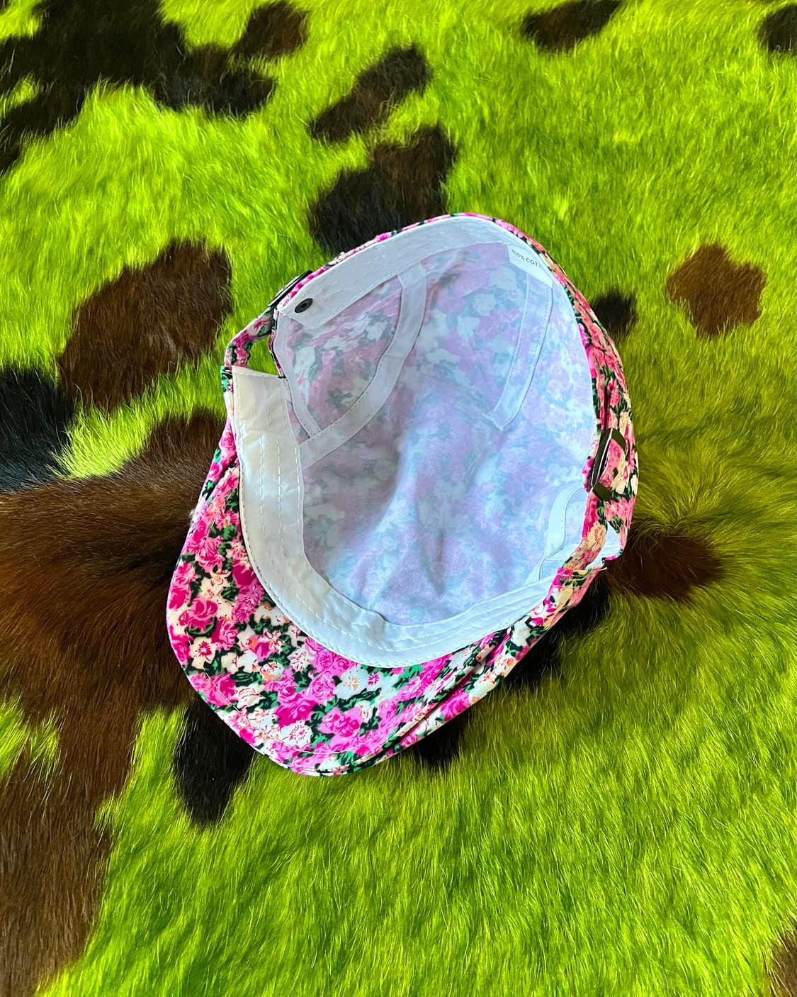 Jpn Vintage Floral Graphic Hunting Cap 상품이미지8