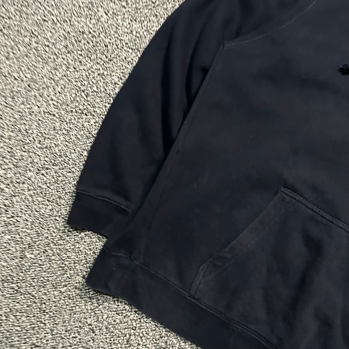 스투시(Stussy) 블랙 베이직 로고 후드티 상품이미지3