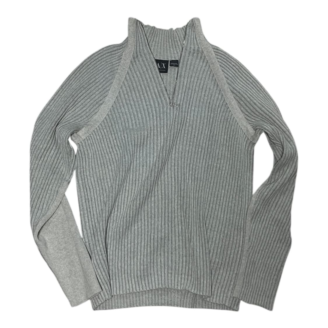 아르마니 익스체인지 라인 니트 반집업 상품이미지3