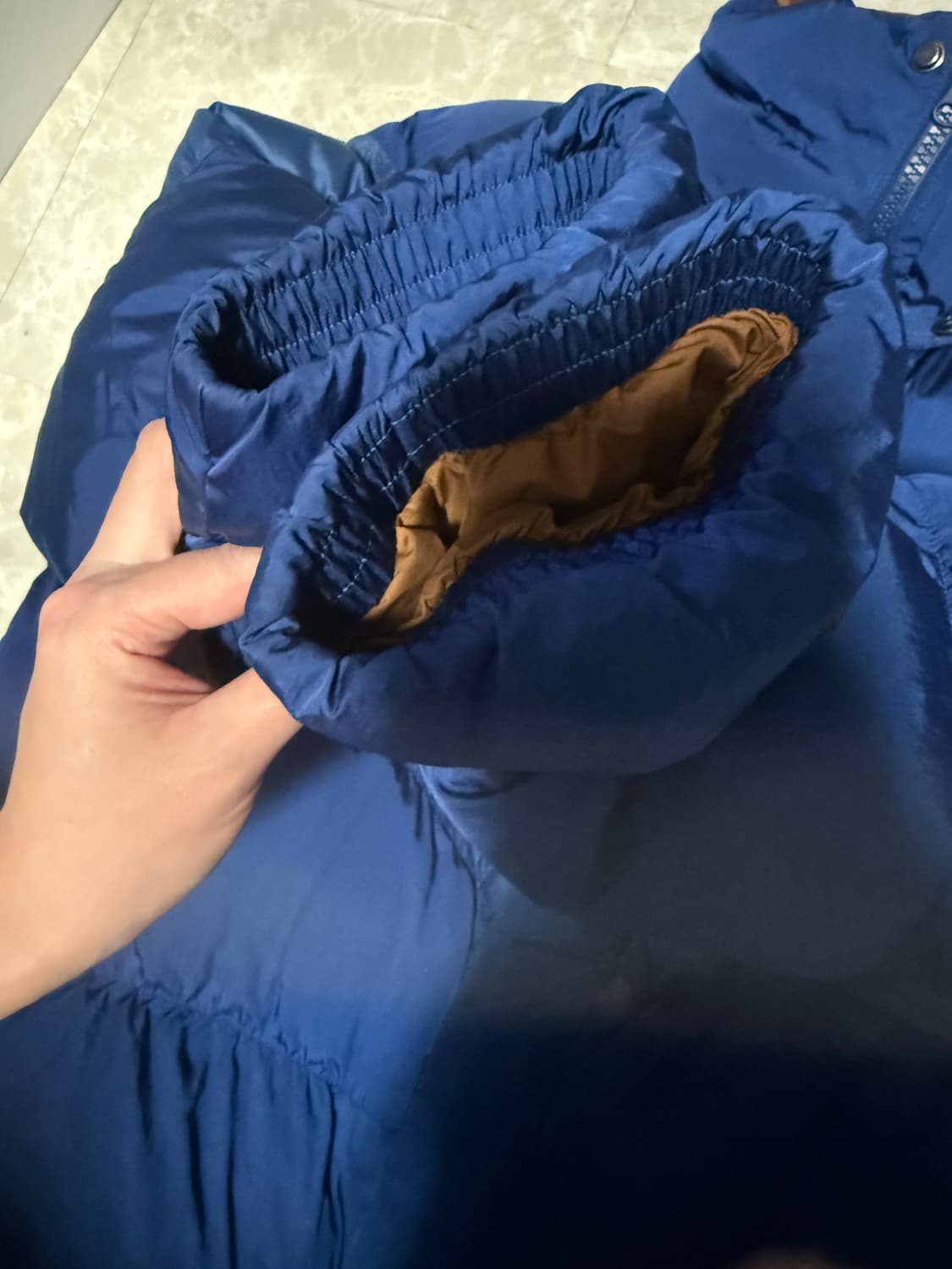 L사이즈 나이키 다운필 패딩 블루 상품이미지4