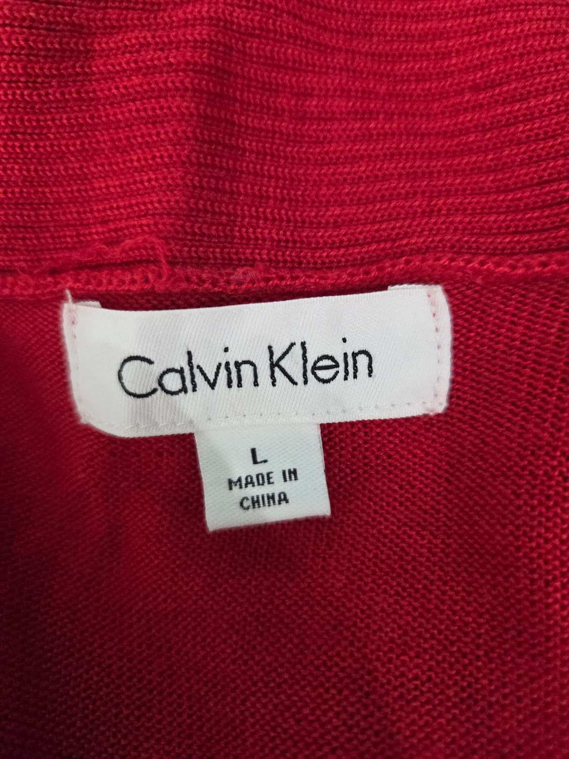 Calvin Klein 캘빈클라인 울 블렌드 숄카라 가디건 상품이미지7