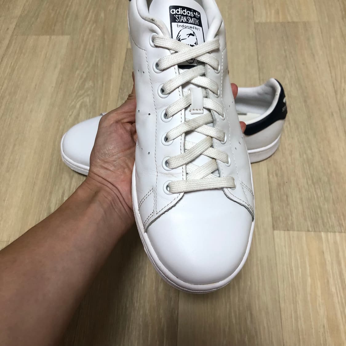 (285) 아디다스 adidas 스탠스미스 화이트 리얼레더 285 상품이미지2