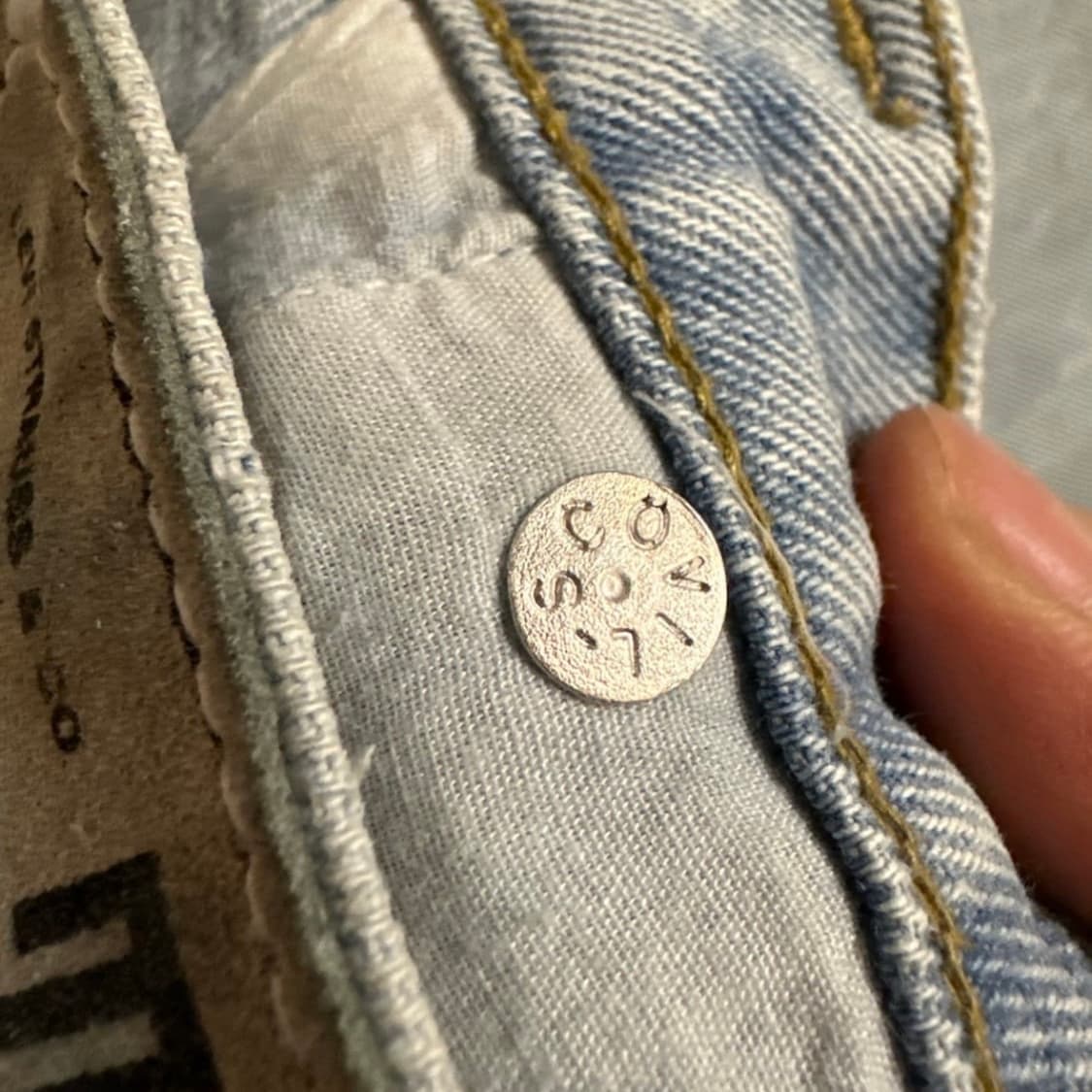 90년대 USA 리바이스 실버탭 배기 상품이미지4