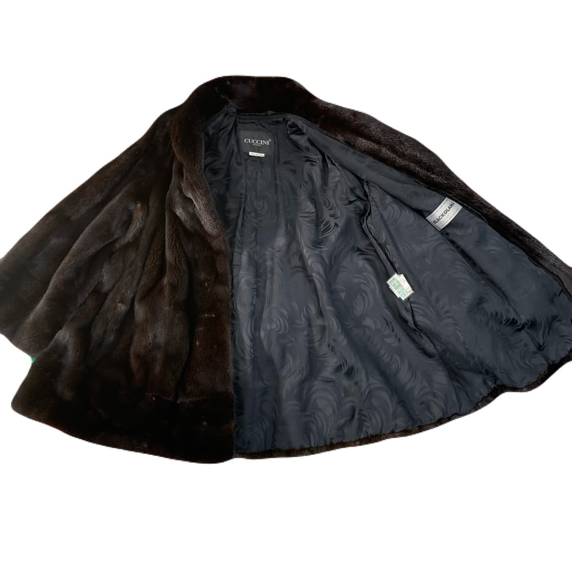 쿠치니 블랙그라마 밍크코트 상품이미지3