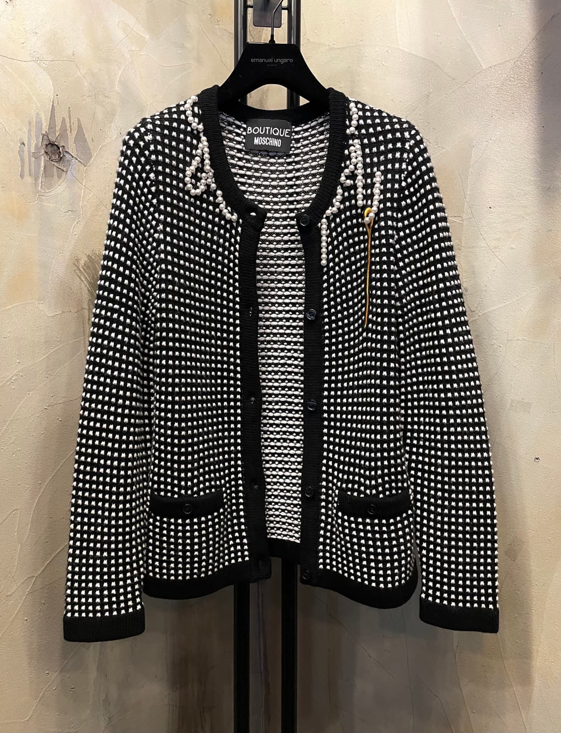 모스키노 부티크 울, 캐시미어 니트 가디건 55~66 상품이미지6