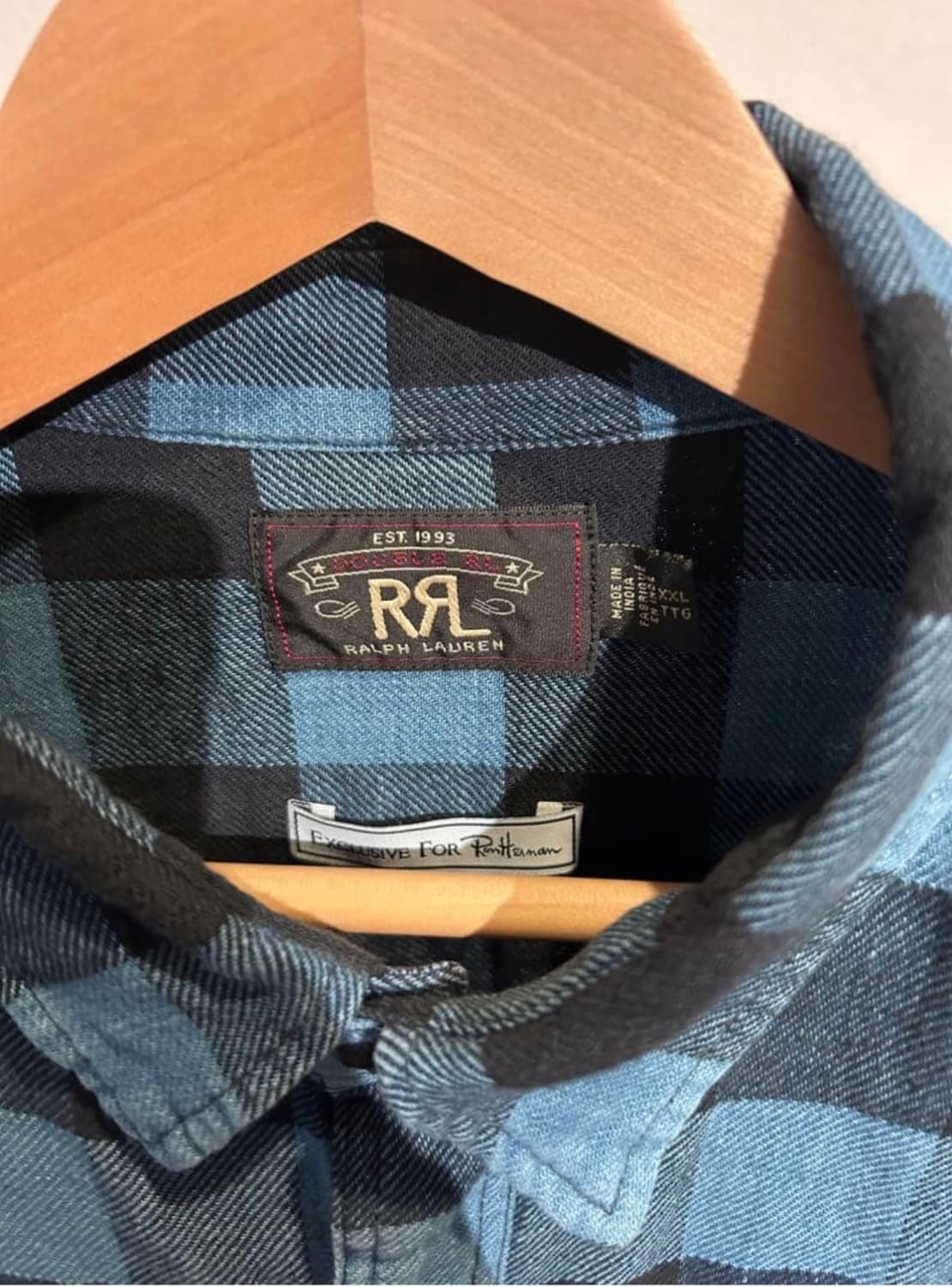 RRL 버팔로체크 플란넬 워크셔츠 상품이미지2