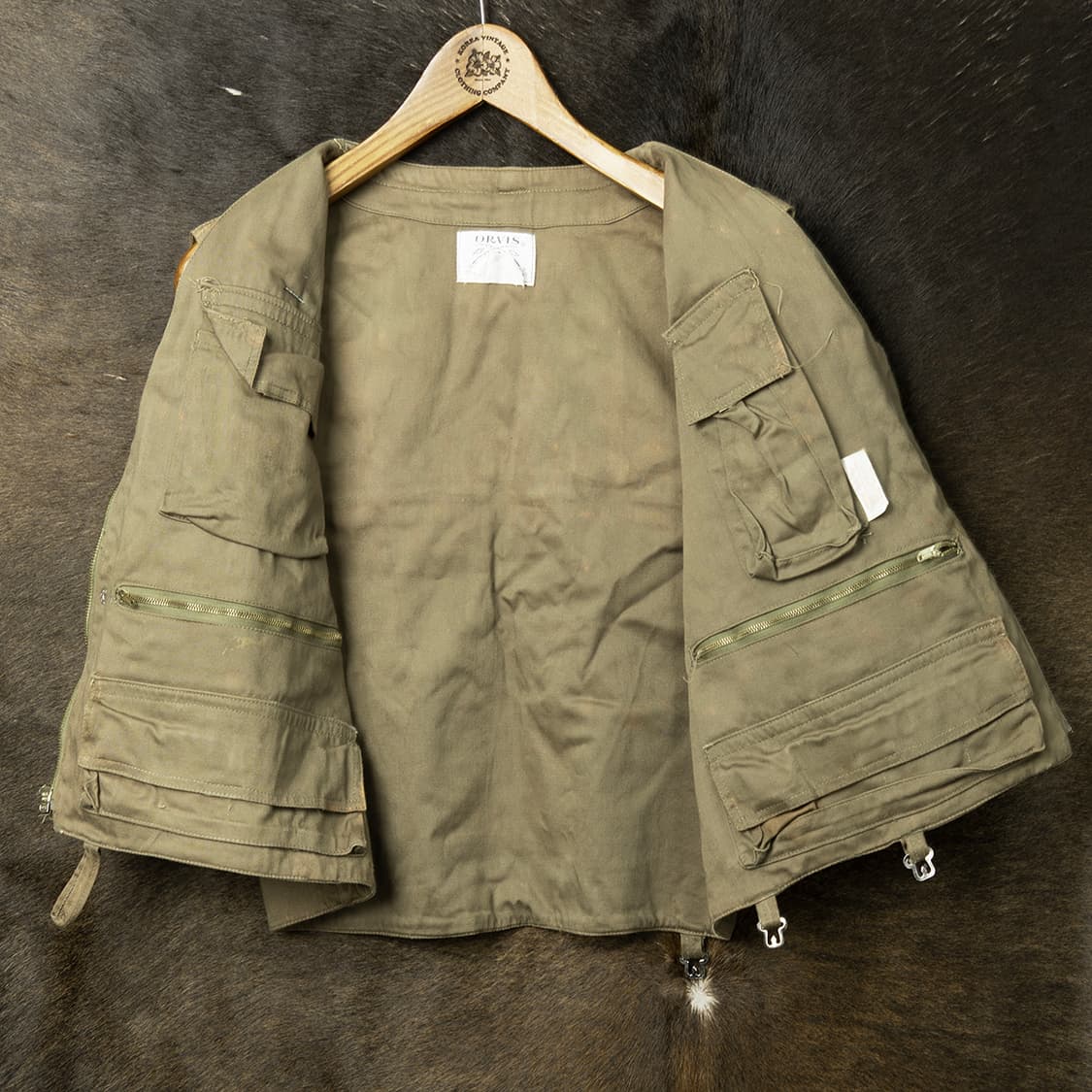 [M] 80s ORVIS 플라이 피싱 베스트  상품이미지3