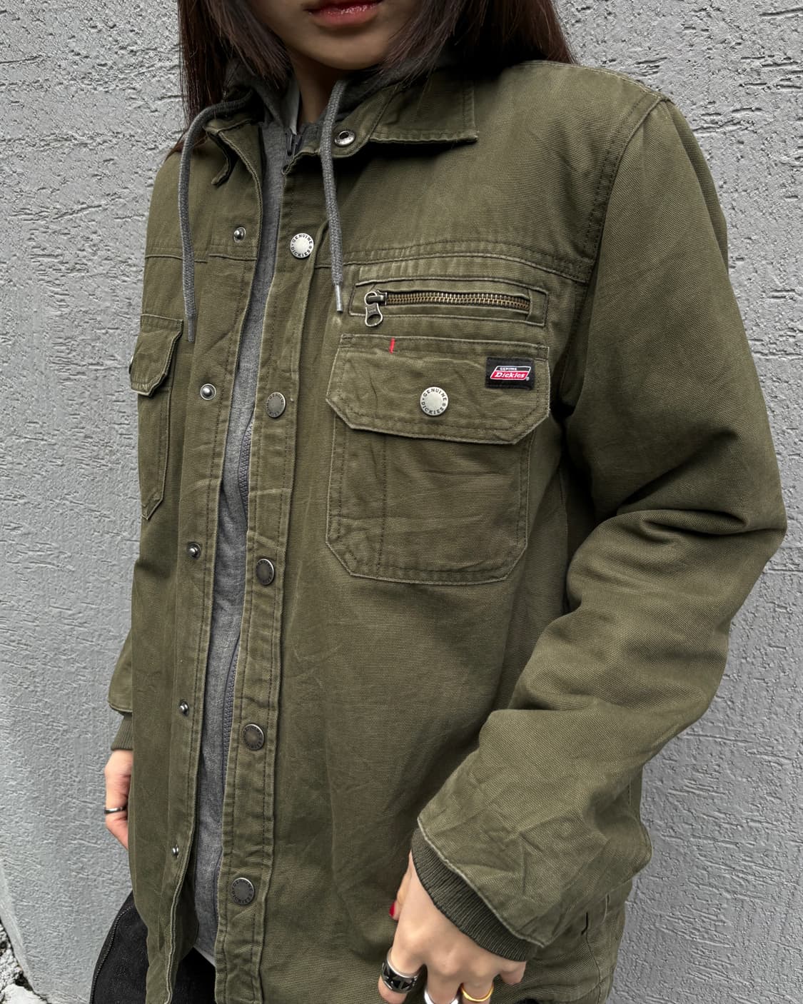 90s Dickies Vintage Khaki Work Jacket 상품이미지4
