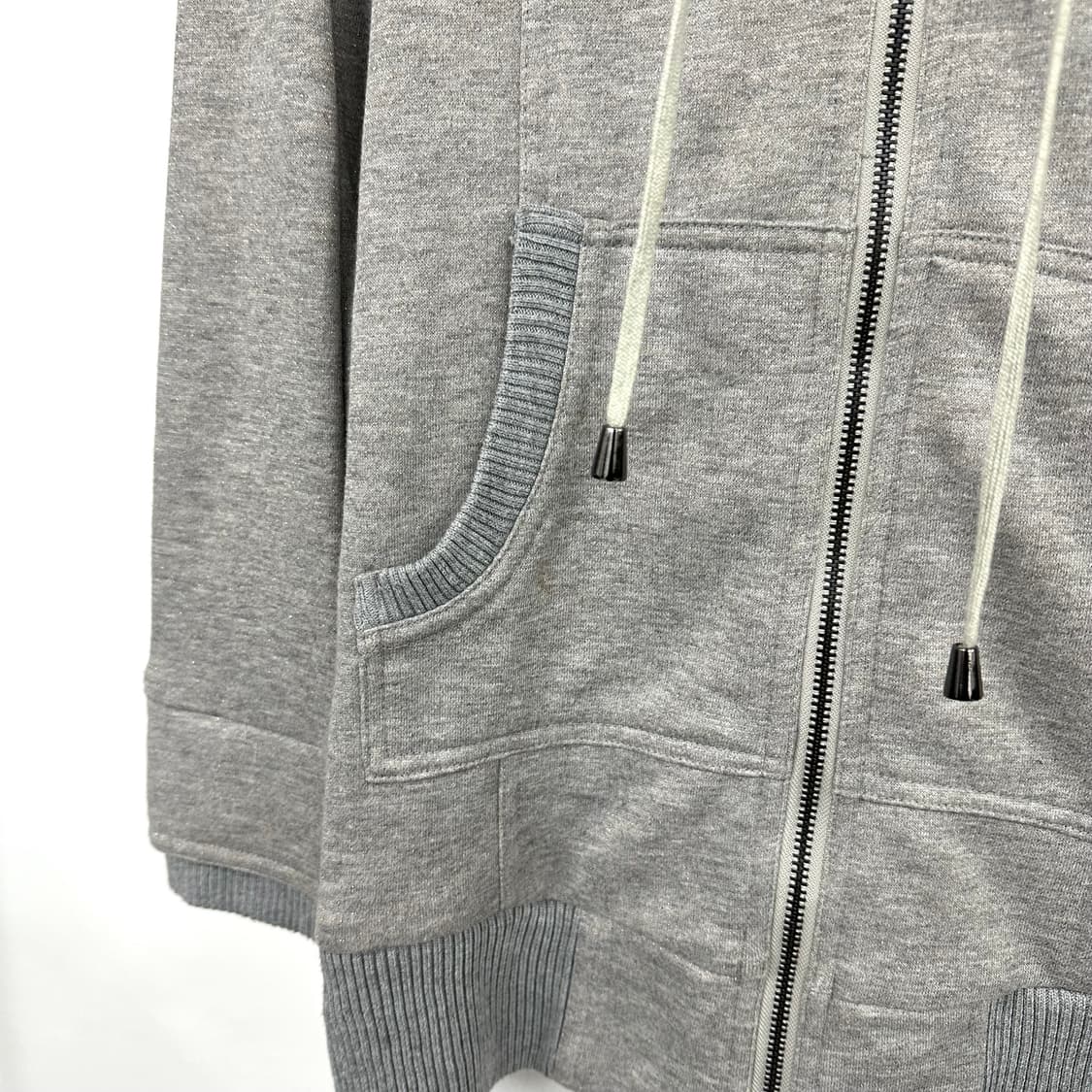 grey glitter hood jacket 상품이미지3