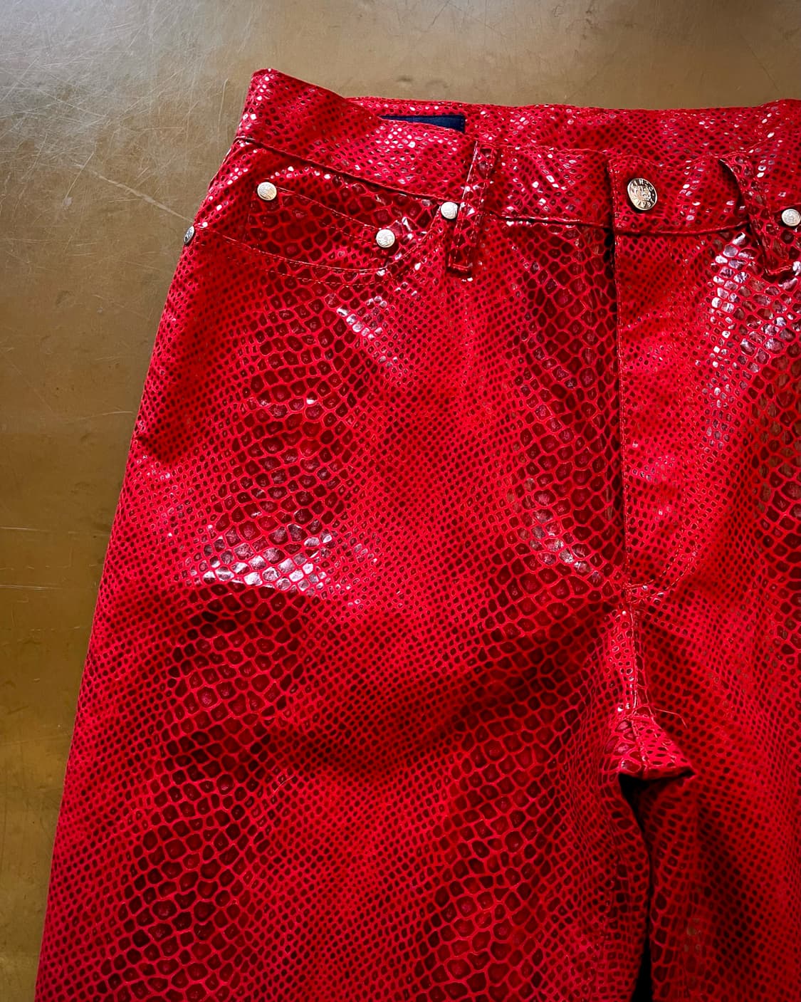 1980-90s Old KENZO Jeans Python Pants 상품이미지5