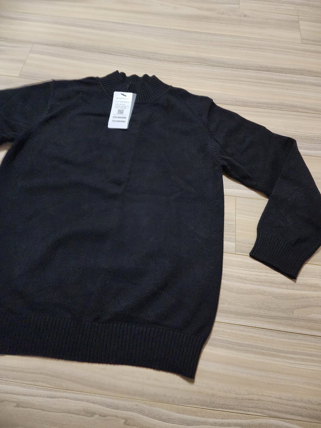 행텐하프넥풀오버니트xl사이즈블랙 상품이미지2