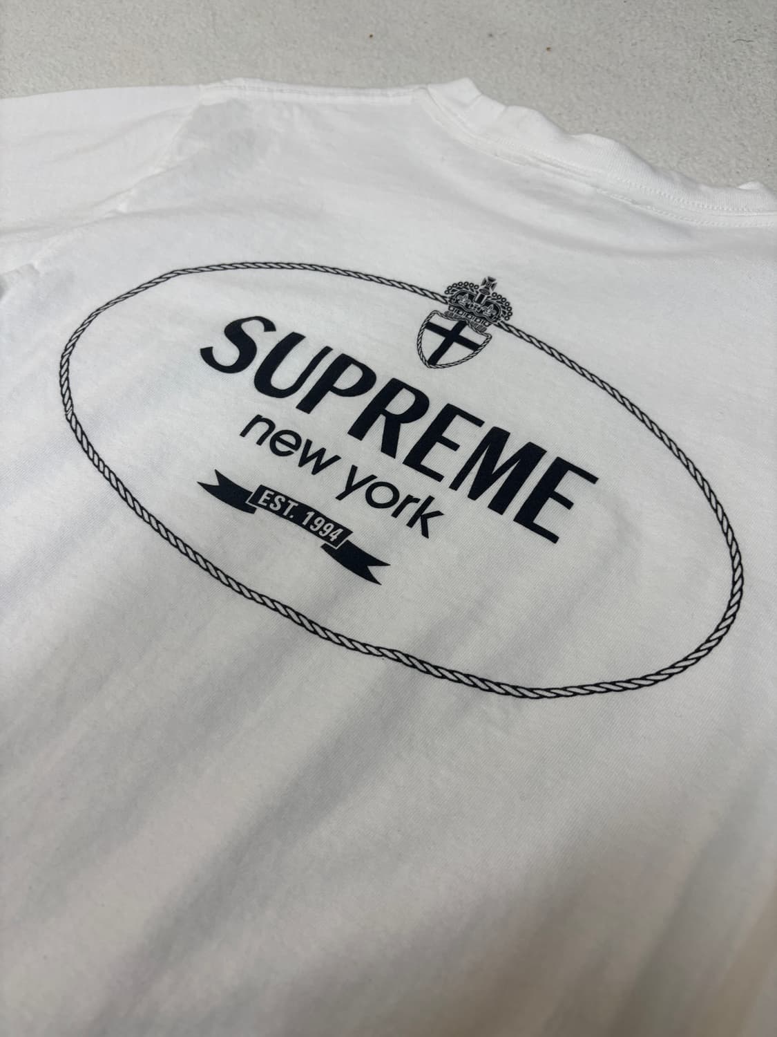 슈프림 로고 반팔 s사이즈 상품이미지4