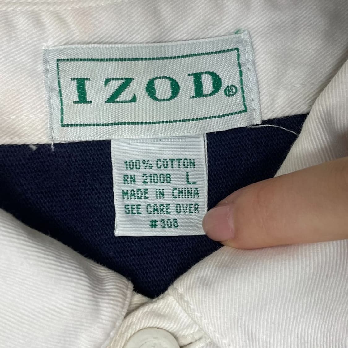 아이조드 스트라이프럭비티 v0444 상품이미지6