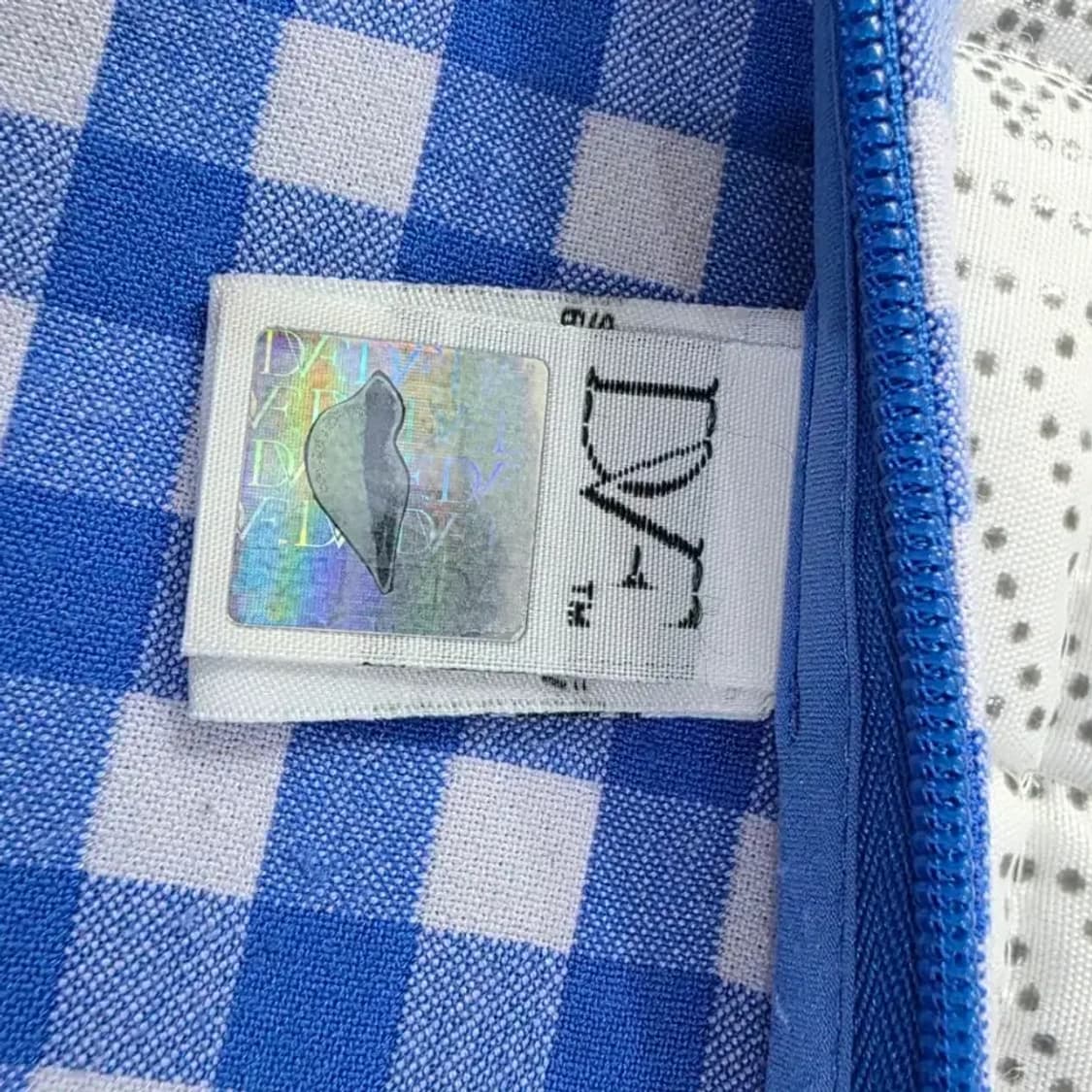 DVF 다이앤본퍼스텐버그 깅엄체크 블라우스 ~55 상품이미지5