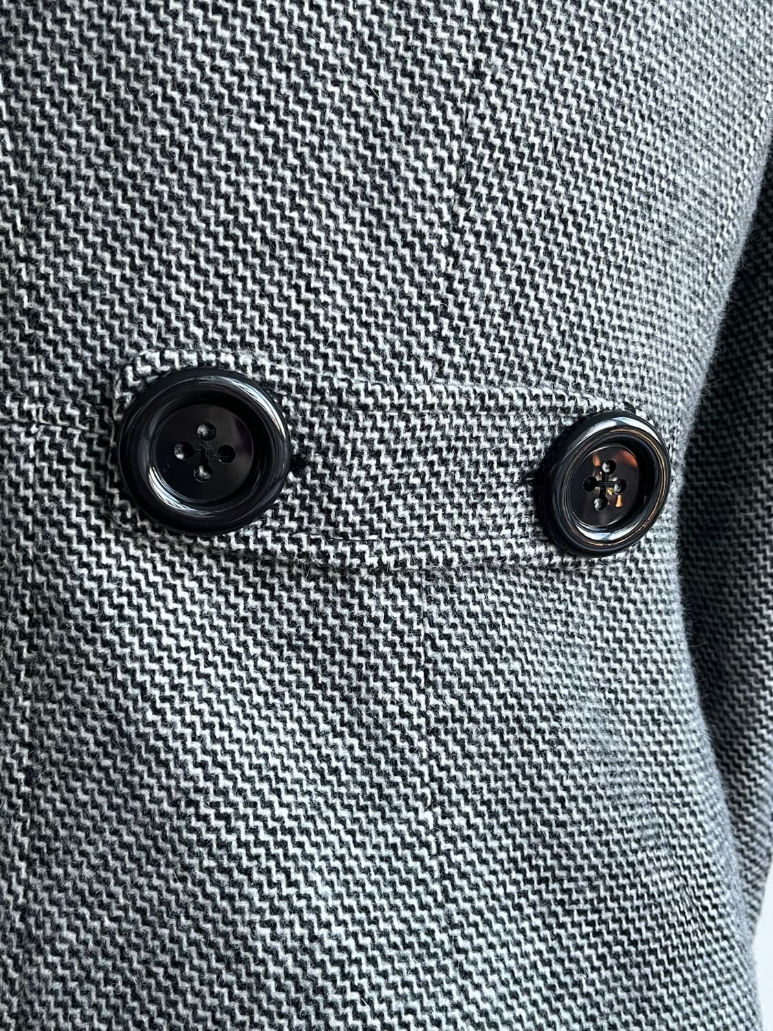 MISS PARIS 헤링본 울혼방 테일러드 코트  상품이미지5