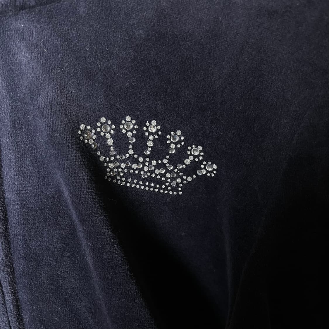 [Juicy Couture] 쥬시꾸뛰르 크라운큐빅 벨벳 후드집업 상품이미지3