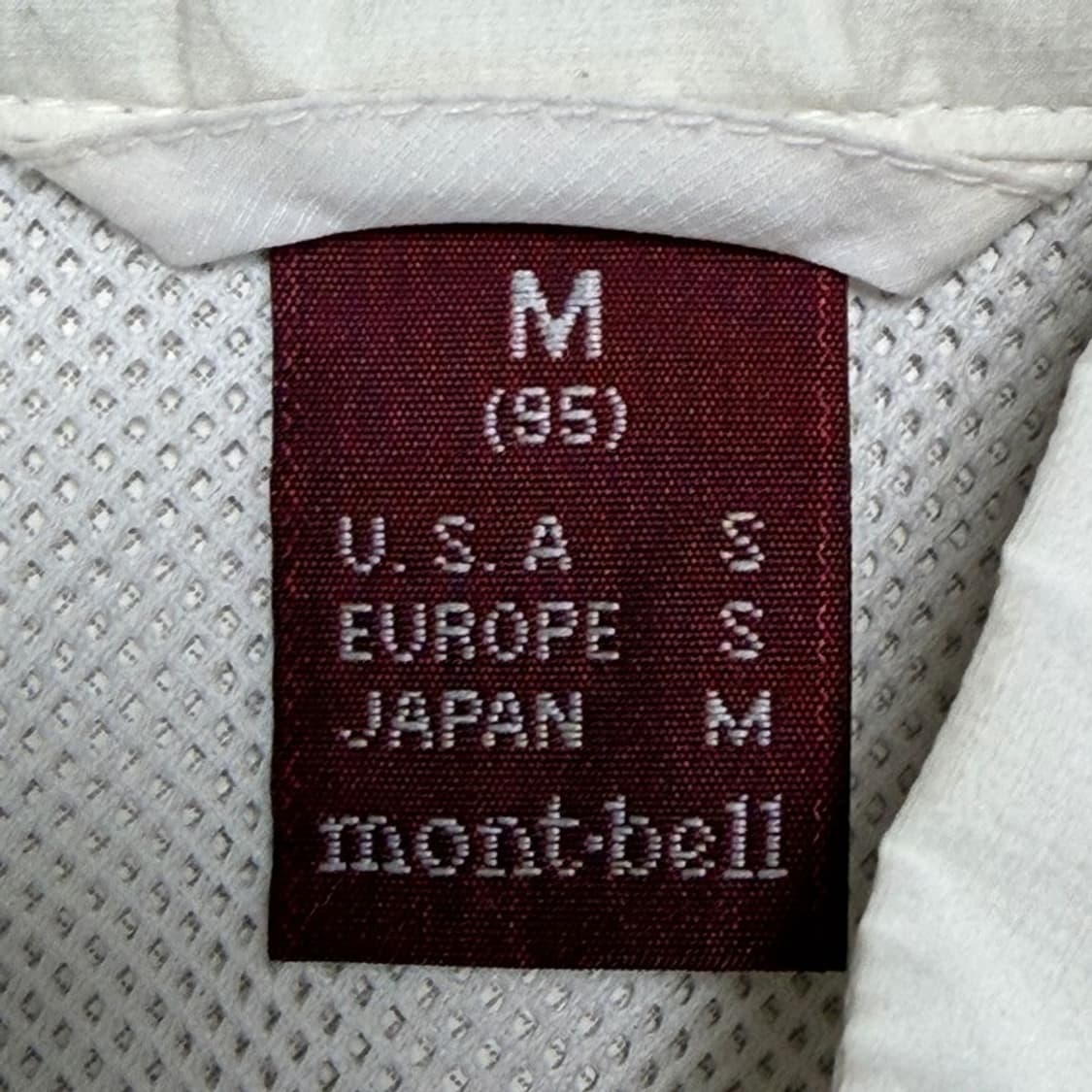 몽벨 경량 바람막이 자켓 화이트 M 상품이미지4