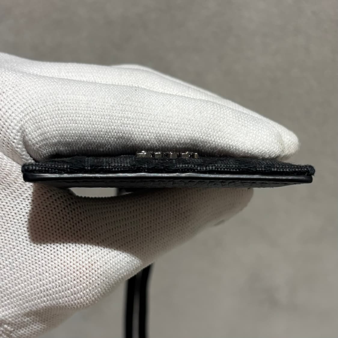 A+ OS사이즈 디올 오블리크 목걸이 카드지갑 블랙 풀구성 상품이미지4