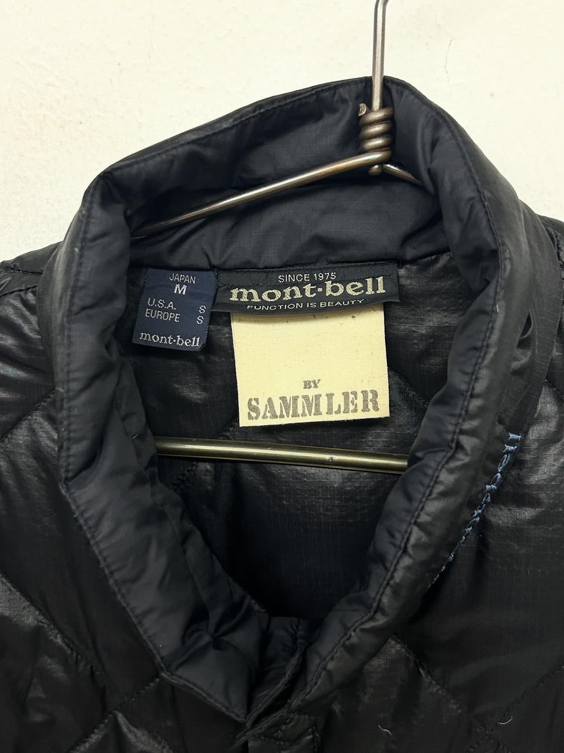 Montbell X SAMMLER  퀼팅 반팔 다운자켓 상품이미지3