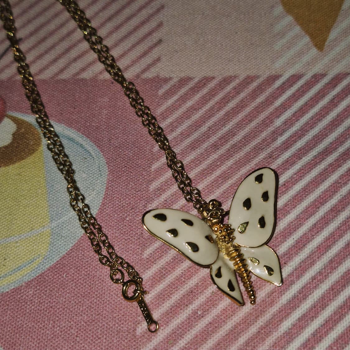 80s 캐나다 도란 나비 요정 브로치 목걸이 상품이미지8