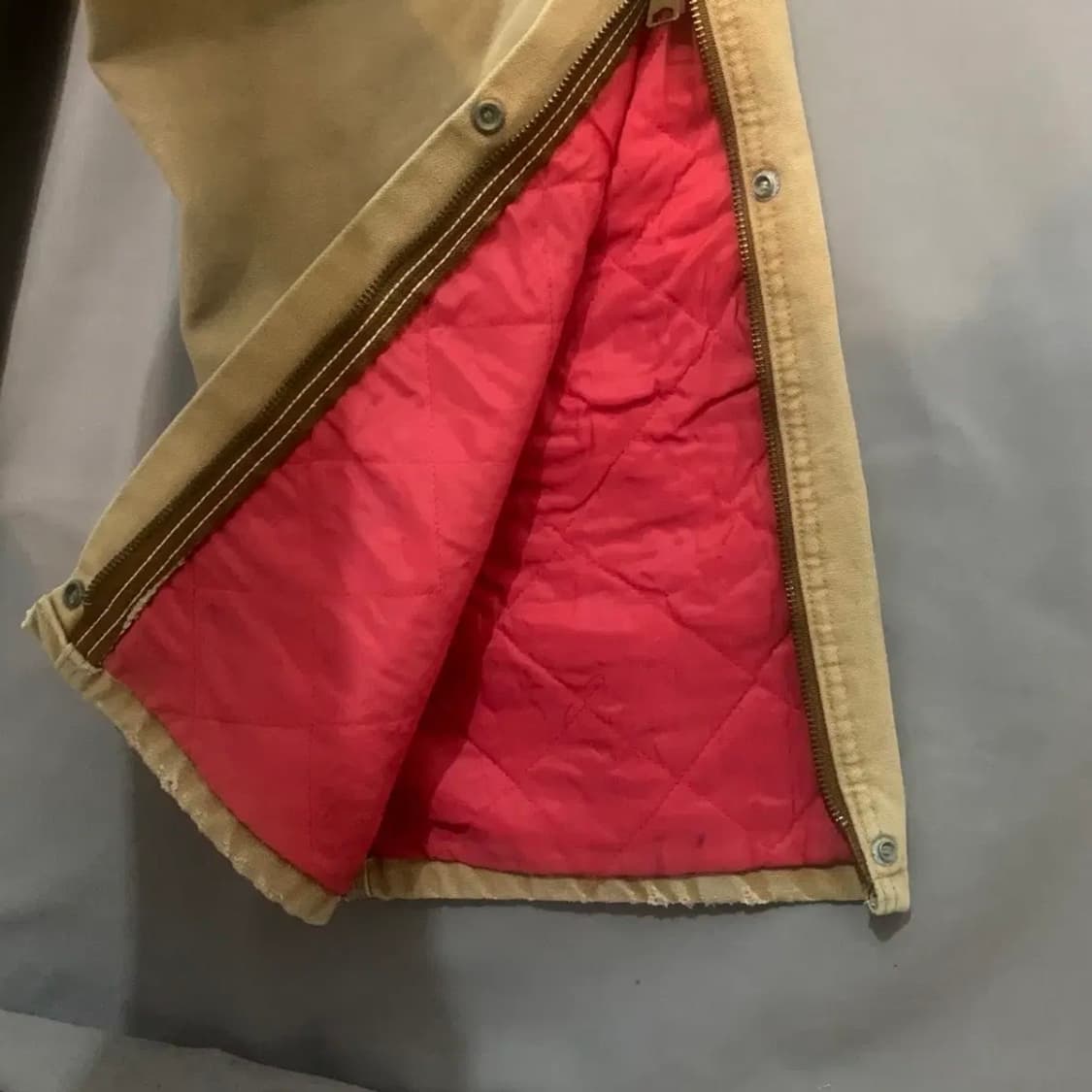 XL CARHARTT 칼하트 100주년 80s 빈티지 덕 커버 점프수트 상품이미지5