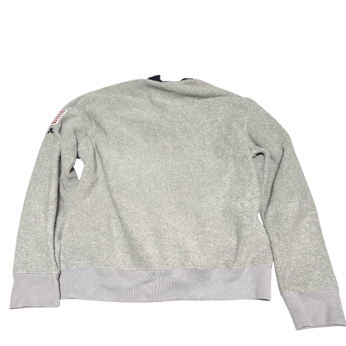 폴로 빅로고 성조기 하프집업 후리스 M 상품이미지2