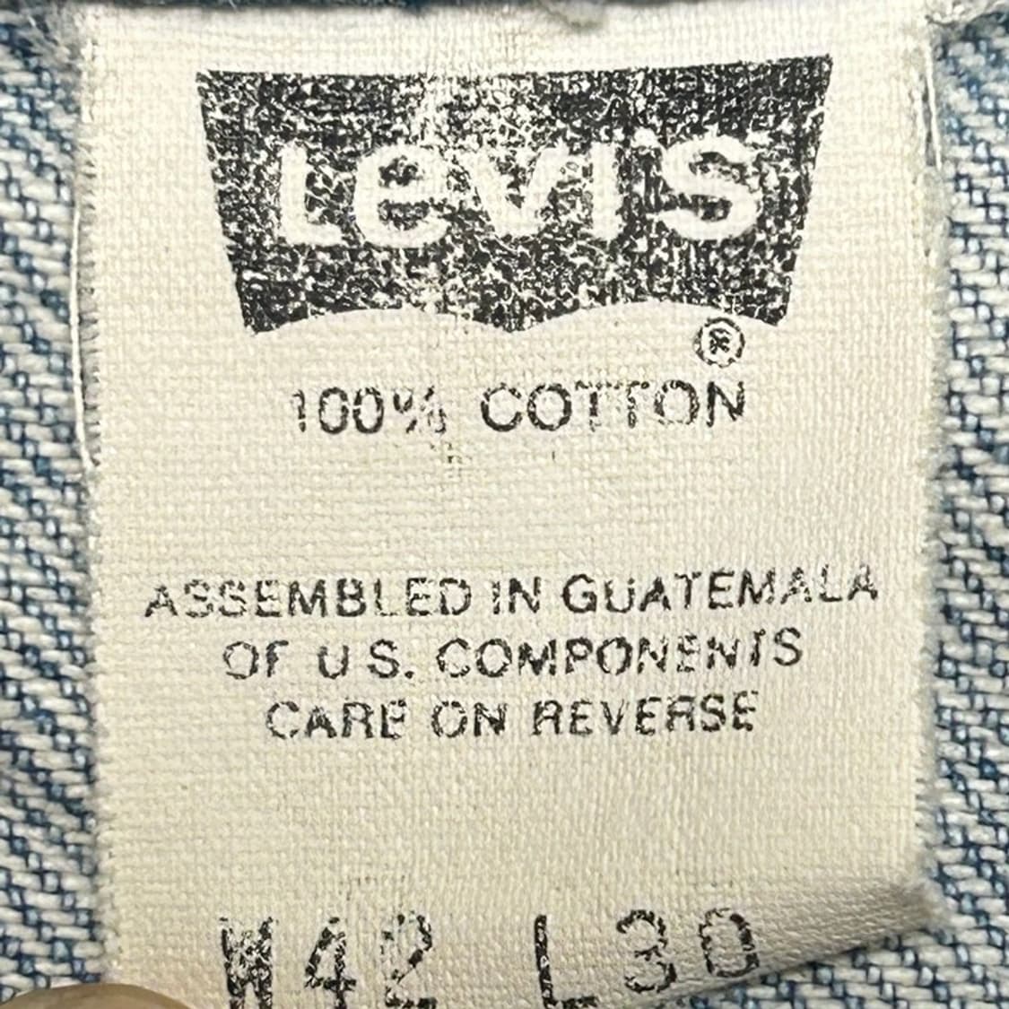 리바이스 90's 오렌지탭 505 청바지 W 42 L 32 상품이미지5