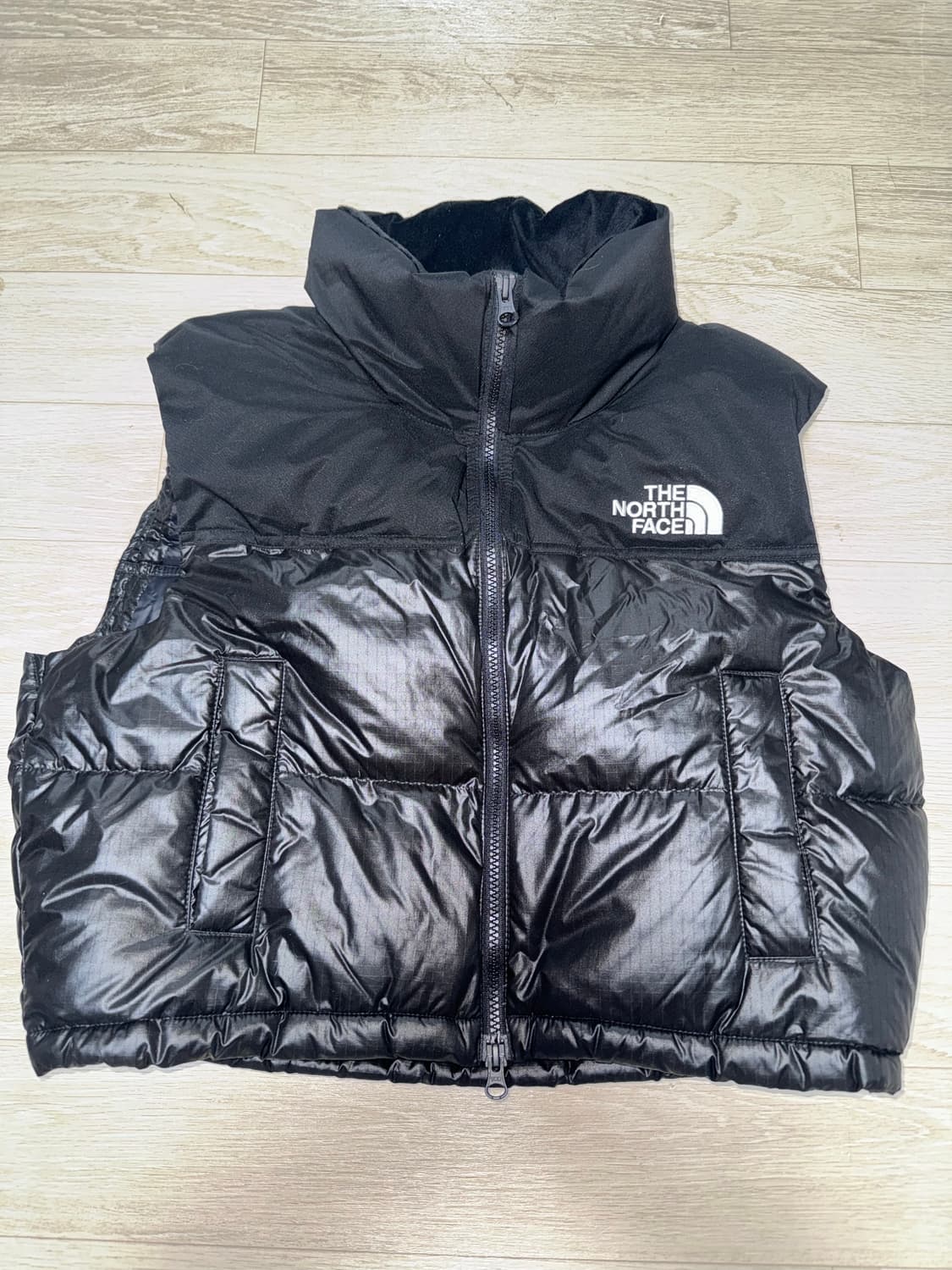 노스페이스 눕시 패딩 조끼 블랙 M 상품이미지2