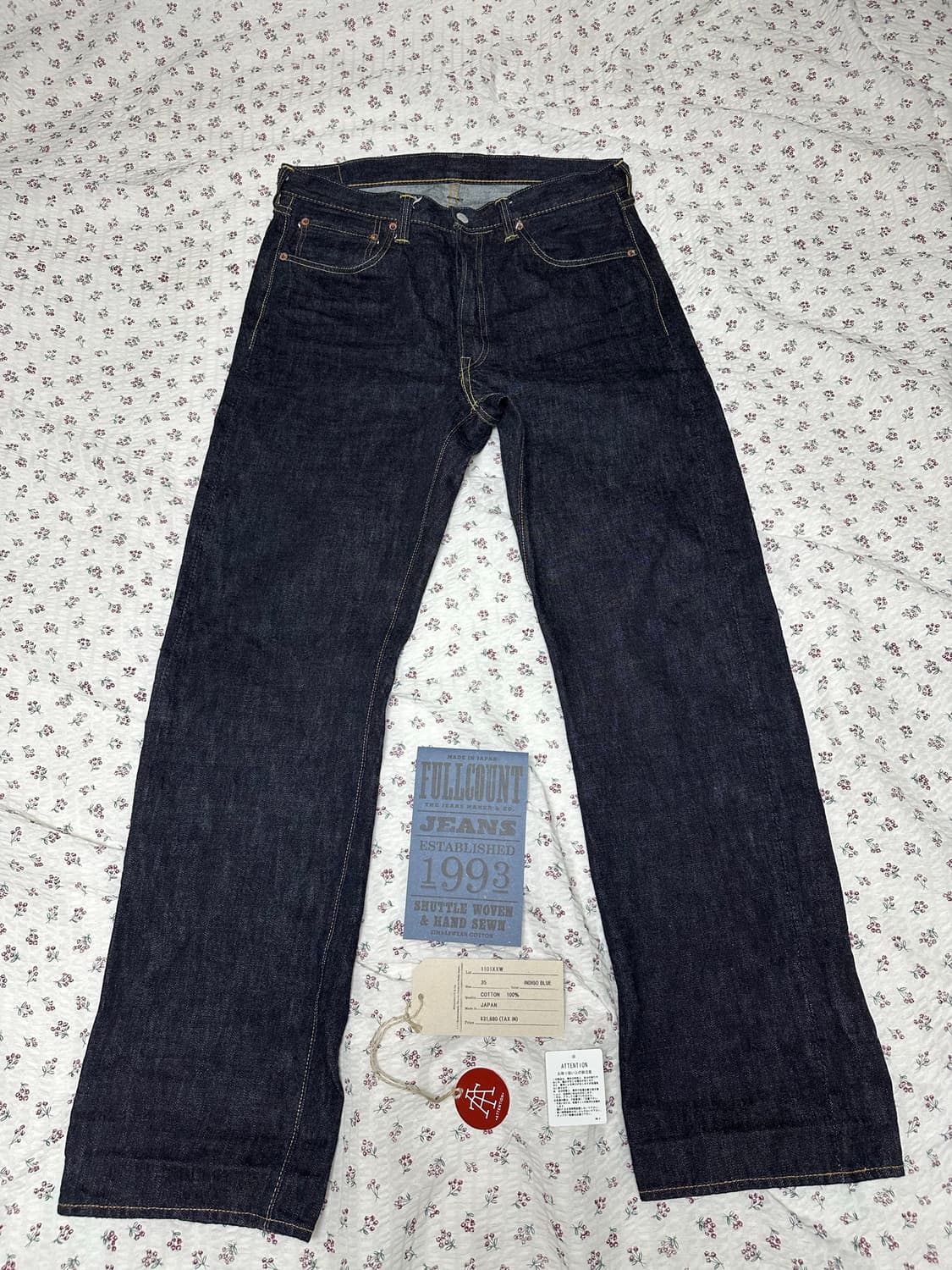 풀카운트 1101XXW 15.5OZ 35x34 상품이미지1