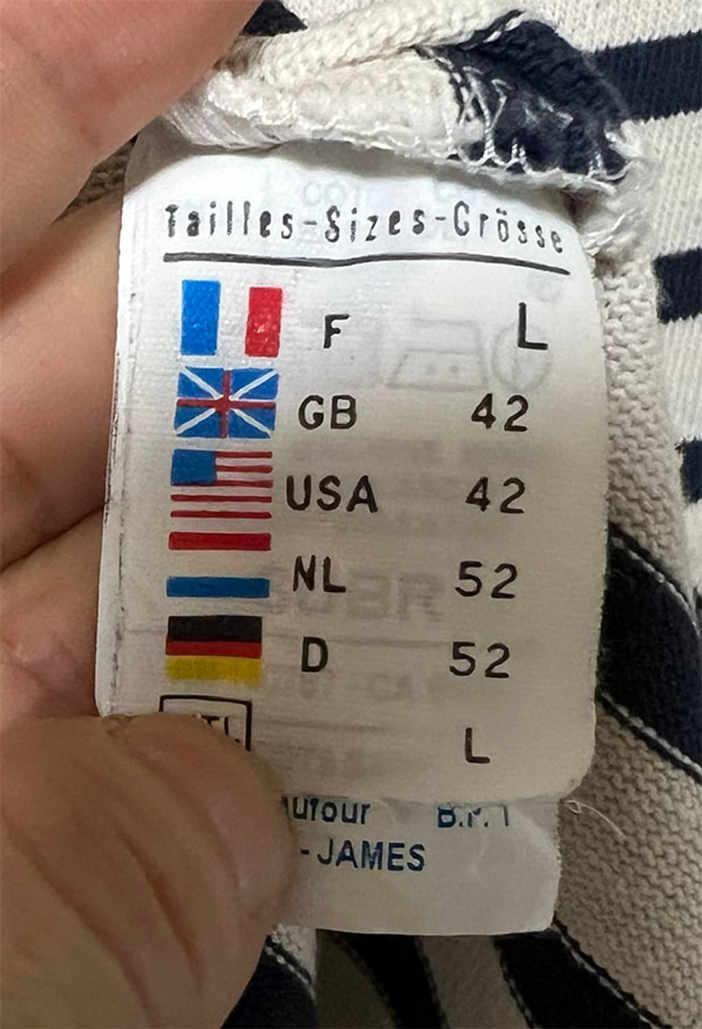 세인트제임스 남자 긴팔티 춘추 롱슬리브 L 100 상품이미지5