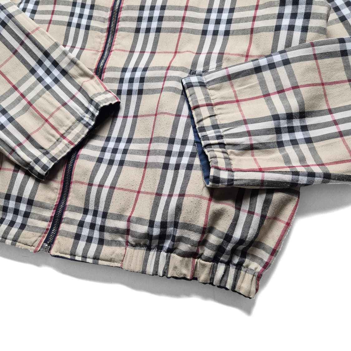 [L] 버버리 리버시블 블루종 자켓 상품이미지8
