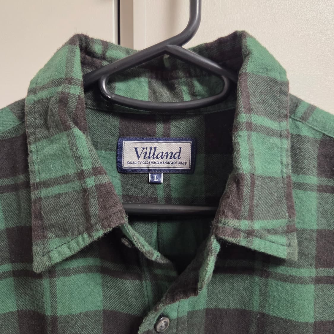 Villand 재팬 플란넬 체크 셔츠 L(100) 상품이미지3