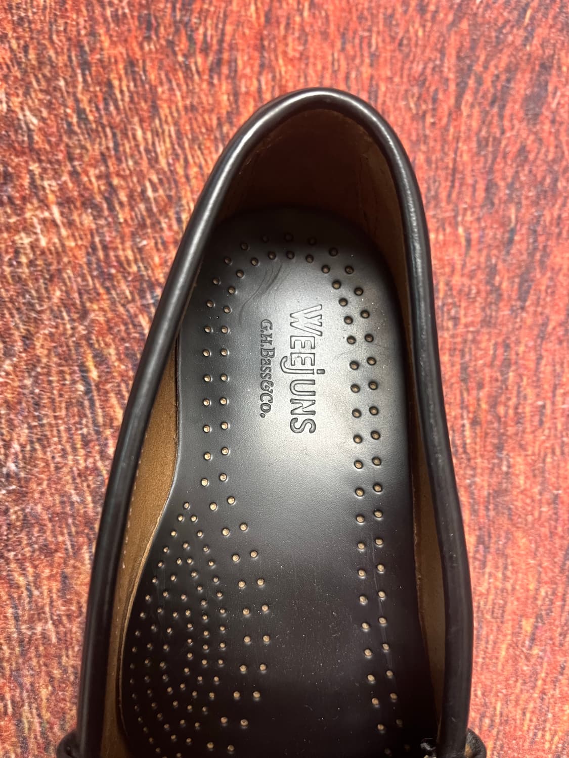 [7.5d] G.H.BASS 바스 위준 라슨 페니로퍼 블랙 상품이미지5