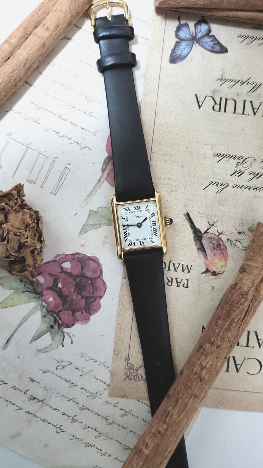 [특가상품]정품 까르띠에 프리 머스트 탱크 여성용 수동시계 상품이미지7