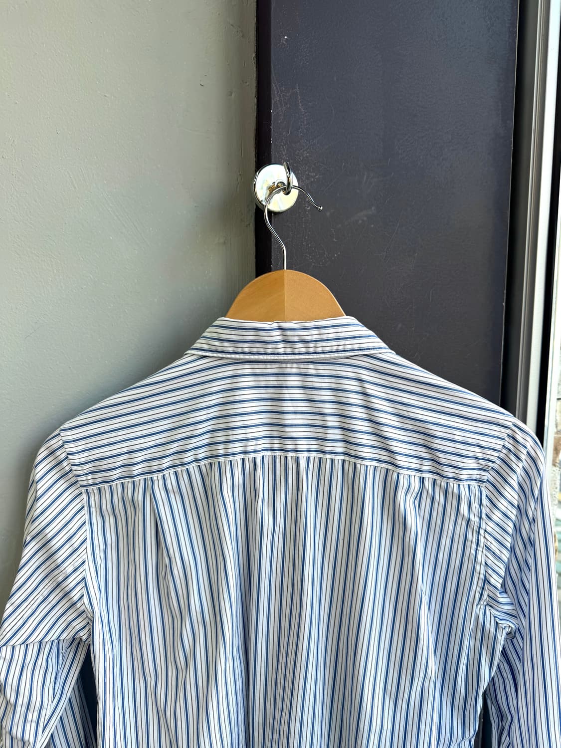 L/ 꼼데가르송 블랙하트 스트라이프 셔츠 상품이미지5