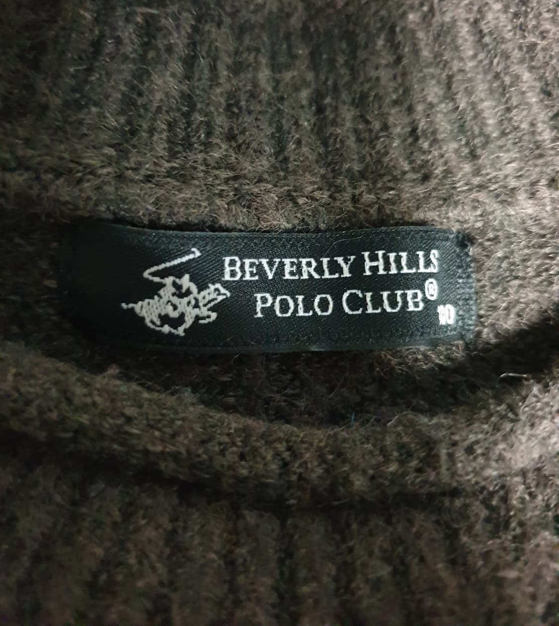 베버리힐즈 폴로클럽 롤링 니트 모카브라운 (100) 상품이미지3