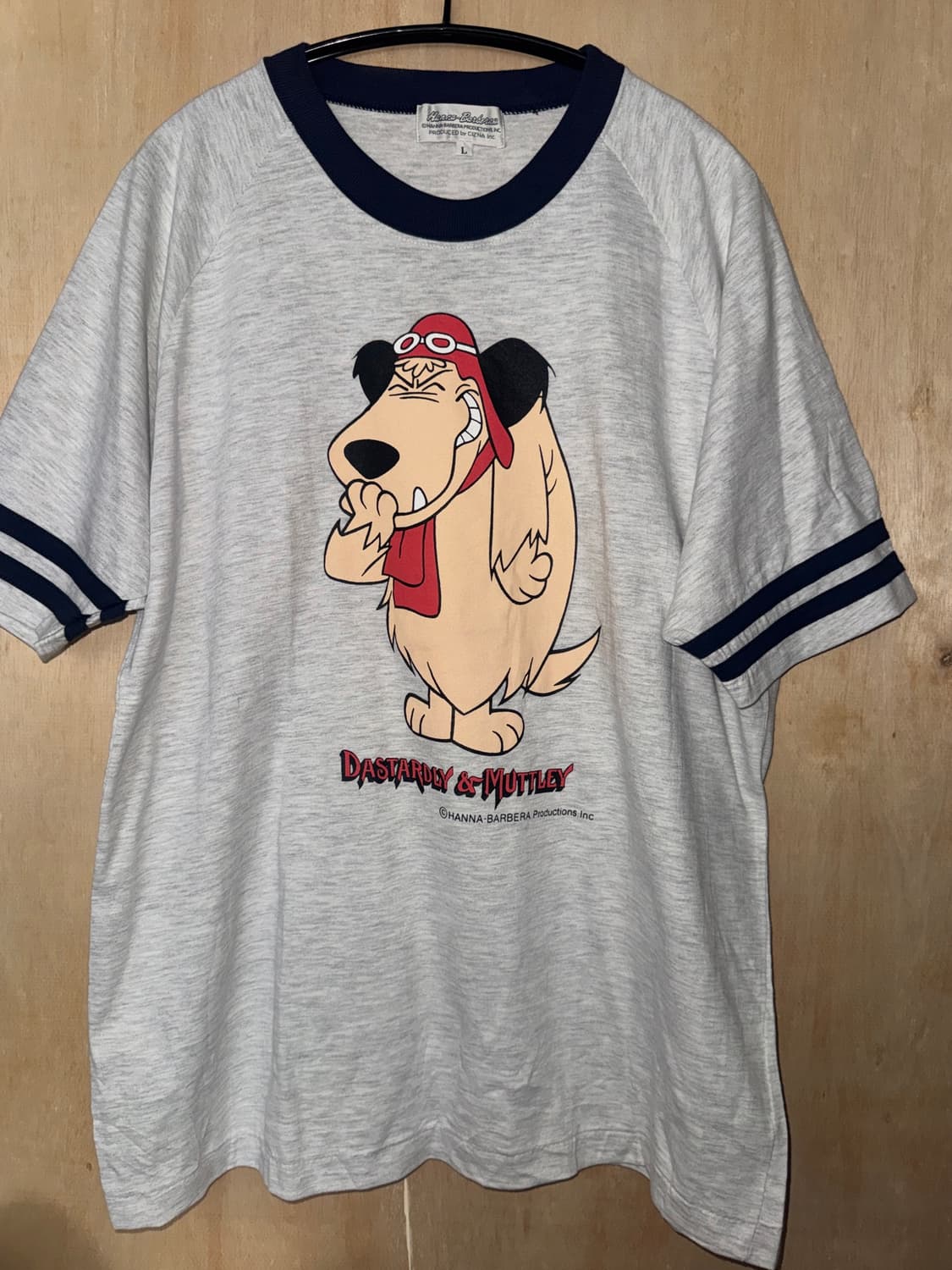 90s 빈티지 해나바베라 머틀리 레글런 티셔츠  상품이미지1