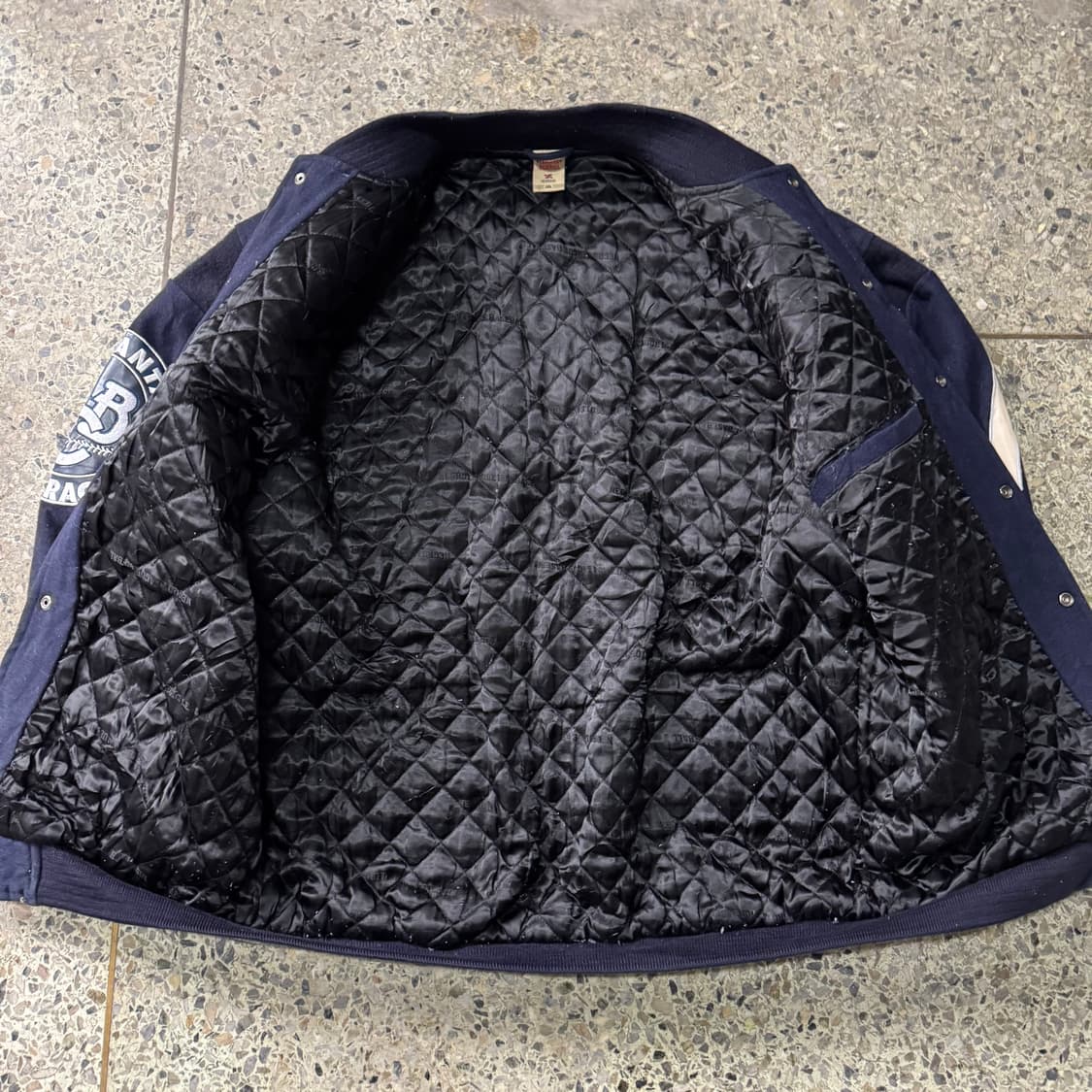 [XXL~XXXL] Negro Baseball 울 바시티 자켓 상품이미지3