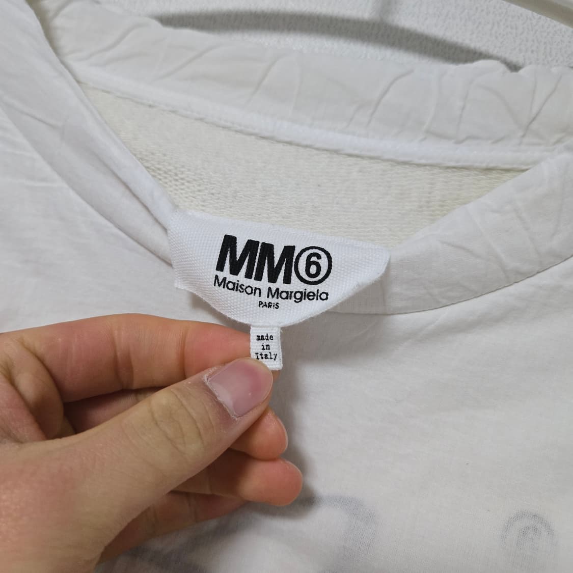 메종마르지엘라 MM6 코튼 스웻셔츠/남성 맨투맨/여성 맨투맨  상품이미지4