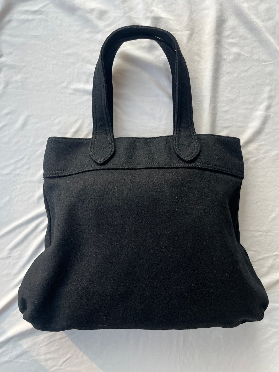 (유일매물) 비비안 웨스트우드 오브 로고 버튼 모직 토트 백 핸드 백 상품이미지6